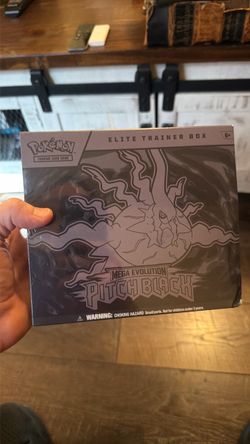 Pokemon Mega Evolution Pitch Black Elite Trainer Box Factory Sealed