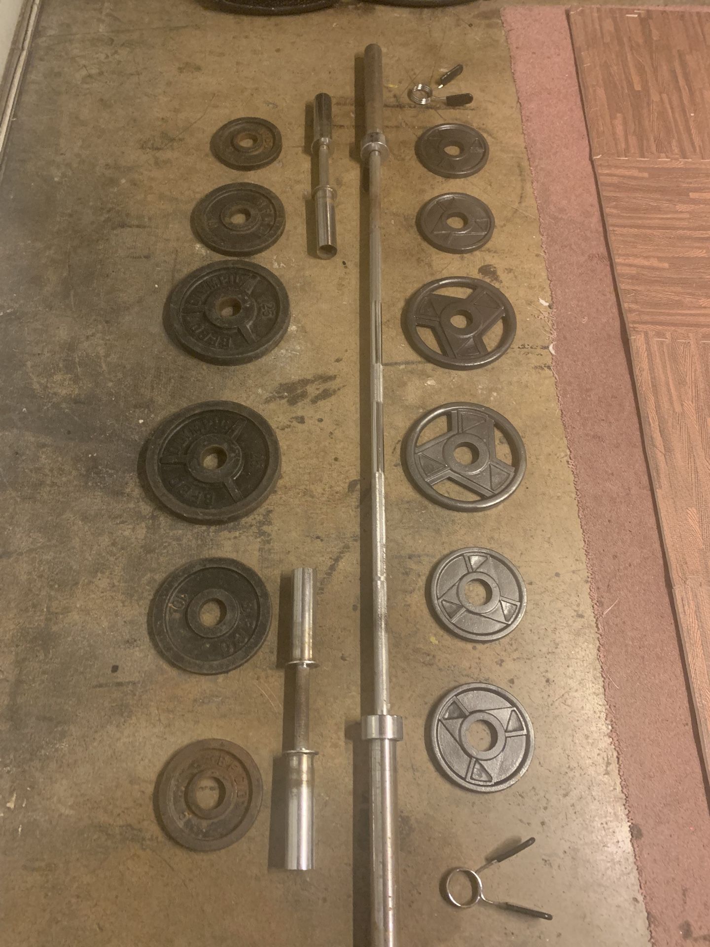 Olympic Weights And Bars
