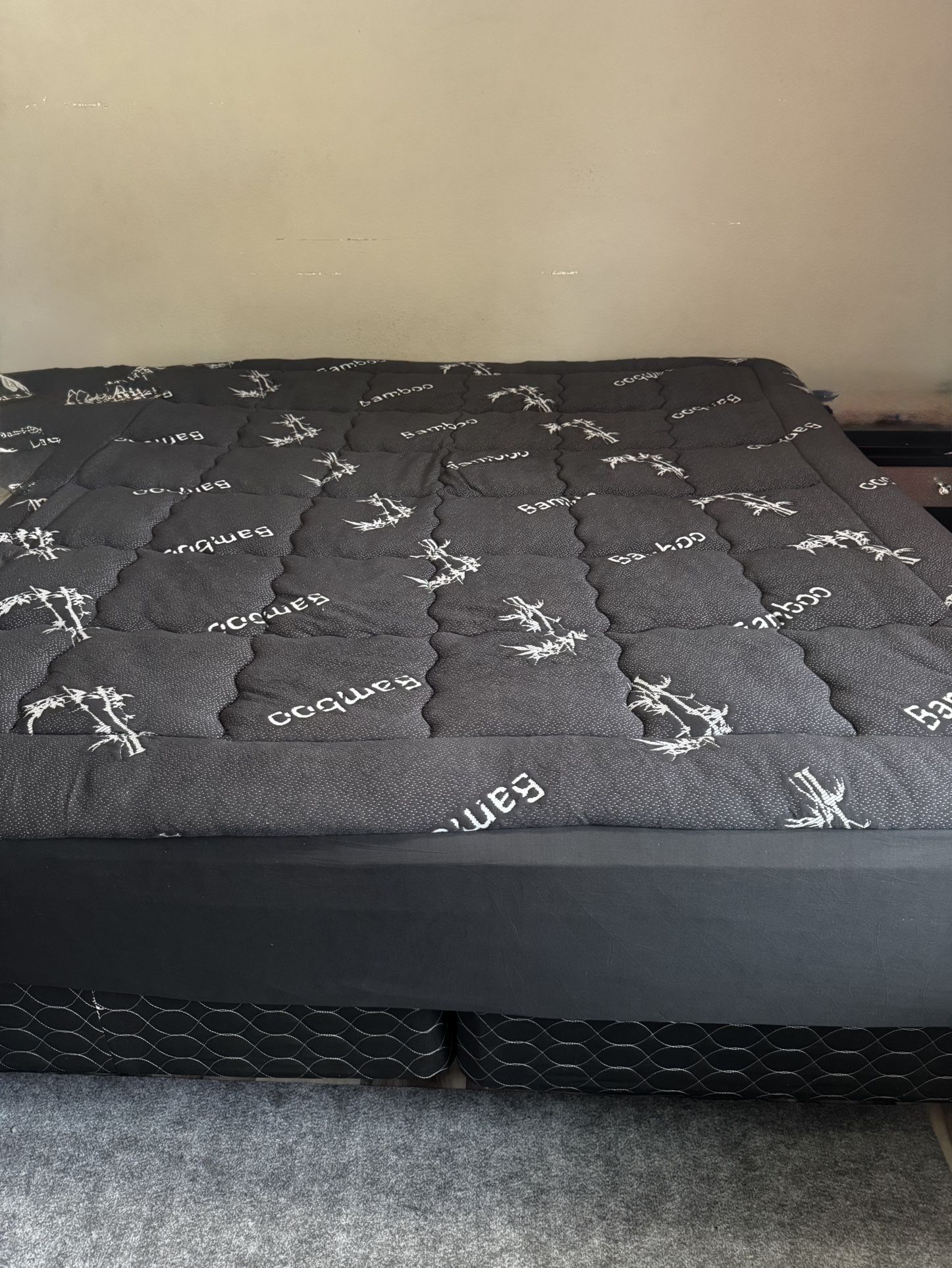 Mattress, Box Spring, Metal Rails