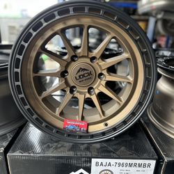 BAJA LOCK OFF ROAD 17” 6X139.7 TOYOTA TACOMA 4RUNNER CHEVY GMC SIERRA