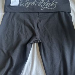 PINK fold-over leggings 