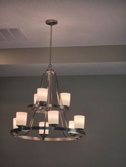 9 lights dining room chandelier