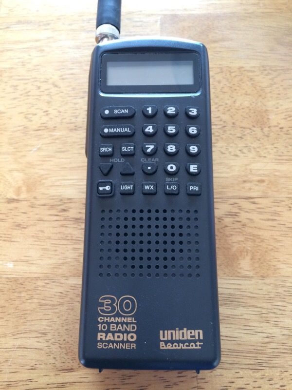 Uniden bearcat police scanner