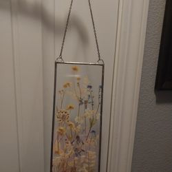 Handmade Vintage Flower Glass Decor