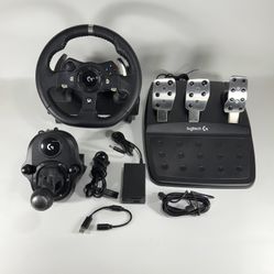Logitech G920 Driving Force Racing Wheel Bundle with Force Shifter For XBOX/PC
