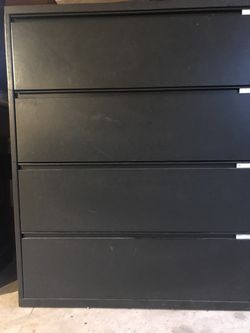 4 Draw Steel Cabinets 