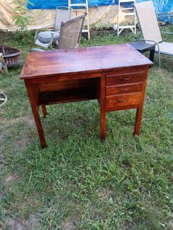 Vintage desk solid wood/40x25x31 inches