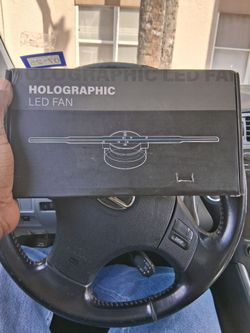 Led hologram fan