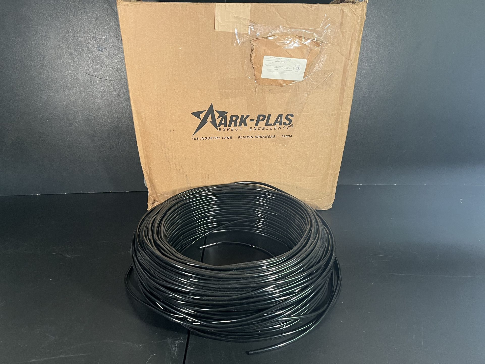 Flexible, Vinyl Tubing ARK-PLAS PRODUCTS, INC AP01PV181VBK DESCRIPTION 3/16 ID x 1/4 OD