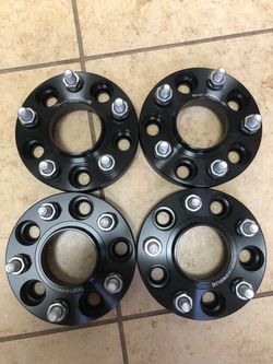 1 Inch (25mm) 5x114.3 Wheel Spacers , 67.1 Hub Bore, 12x1.5” Studs For Mitsubishi , mazda, Kia and Hyundai cars