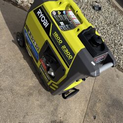 RYOBI 2,300-Watt Recoil Start Bluetooth Super Quiet Gasoline Powered Digital Inverter Generator with CO Shutdown Sensor 397 
