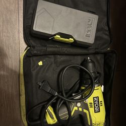 Ryobi Drill Everything Included Basically New Just Bag Dirty 