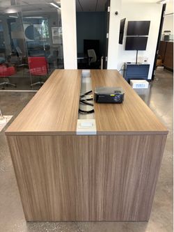 Community office table with stools