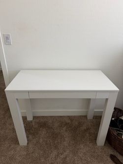 White desk