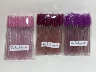 Sparkly lash spoolies/ lash wands