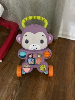 Purple Monkey Walker Baby Learning Toy