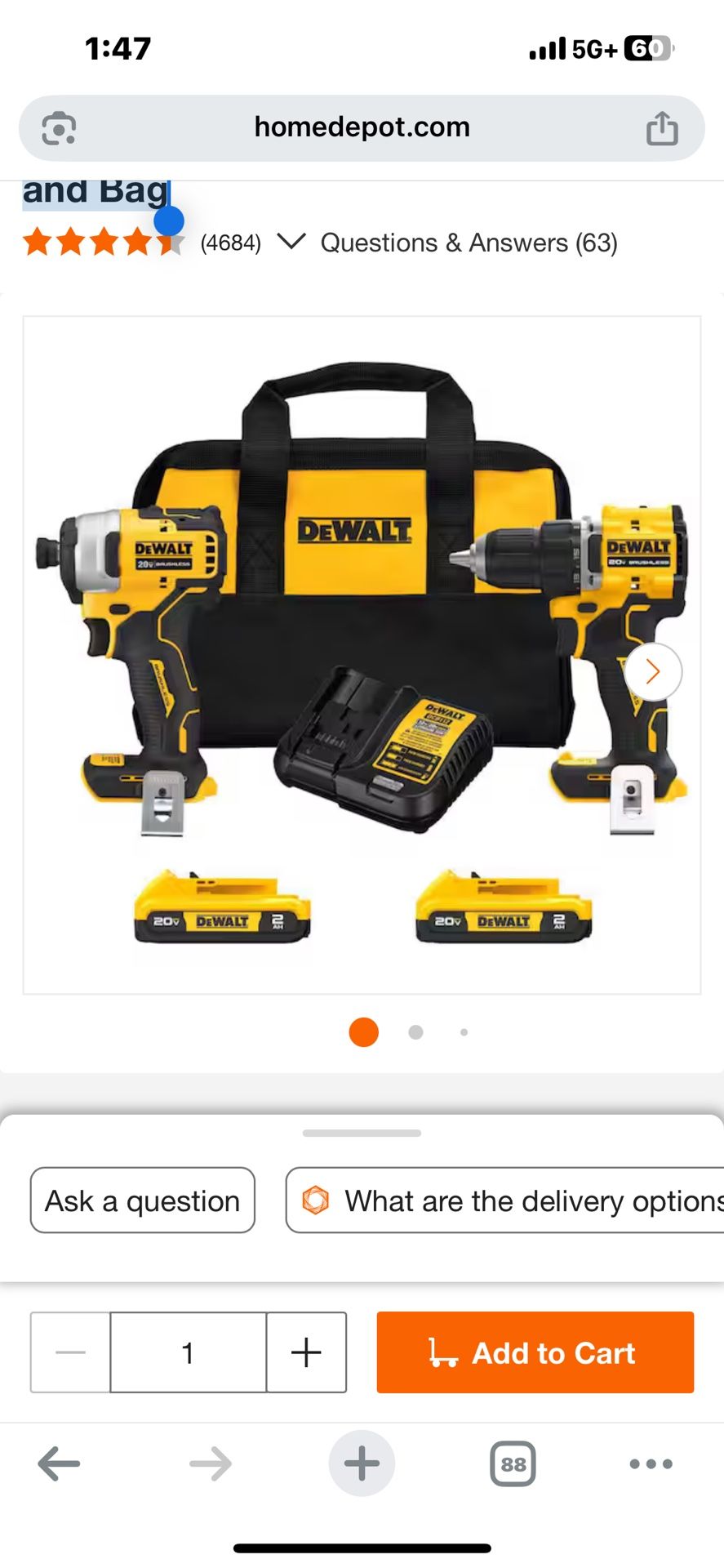 Dewalt 2-DRILL SET