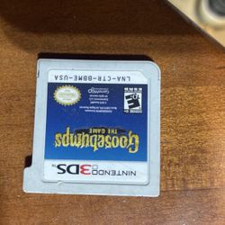 Nintendo, 3DS goosebumps the game