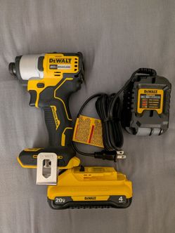 New DeWalt 20V Brushless Impact Driver Kit
