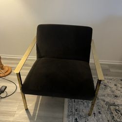 black Velvet Chair