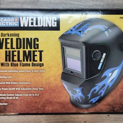 CHICAGO ELECTRIC Blue Design Auto-Darkening Welding Helmet