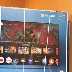 75”PHILLIPS UHD 4K SMART TV