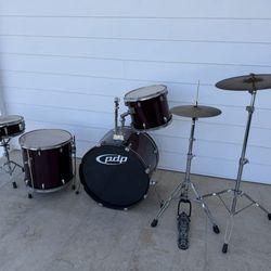 PDP Drum Set + Zildjian Cymbals