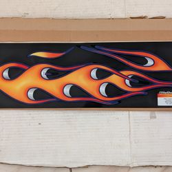 New Fast Flames Magnetic Vinyl Stickers 