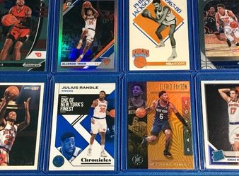 NEW YORK KNICKS Lot #2 (8 Cards) 🔥🔥🔥 Obi Toppin RC, Phil Jackson, Allonzo Trier Silver & More!