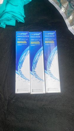 3 Brand New Ice Pure RWF0500A/ Whirlpool 439650 Refrigerator, Water Filters, Unopened