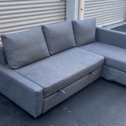 Free Delivery!! Very Elegant Gray Sectional Couch