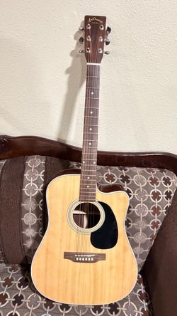 Aria Dreadnought acoustic guitar