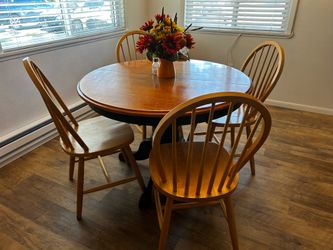 Wooden dining set