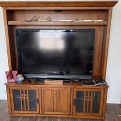 Hardwood Entertainment Center