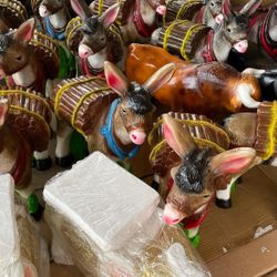 Large Donkey Piggy Banks 