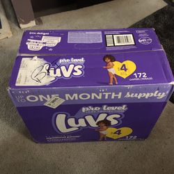 Luvs Diapers One Month Supply