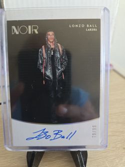 Lakers Lonzo Ball Certified Autograph Card