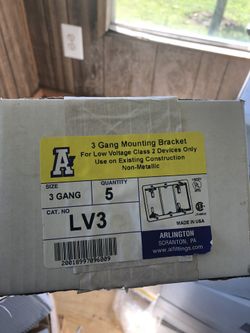 2 and 3 gang low voltage