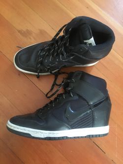 Nike Wedge Sky Hi Dunk Womens 8.5