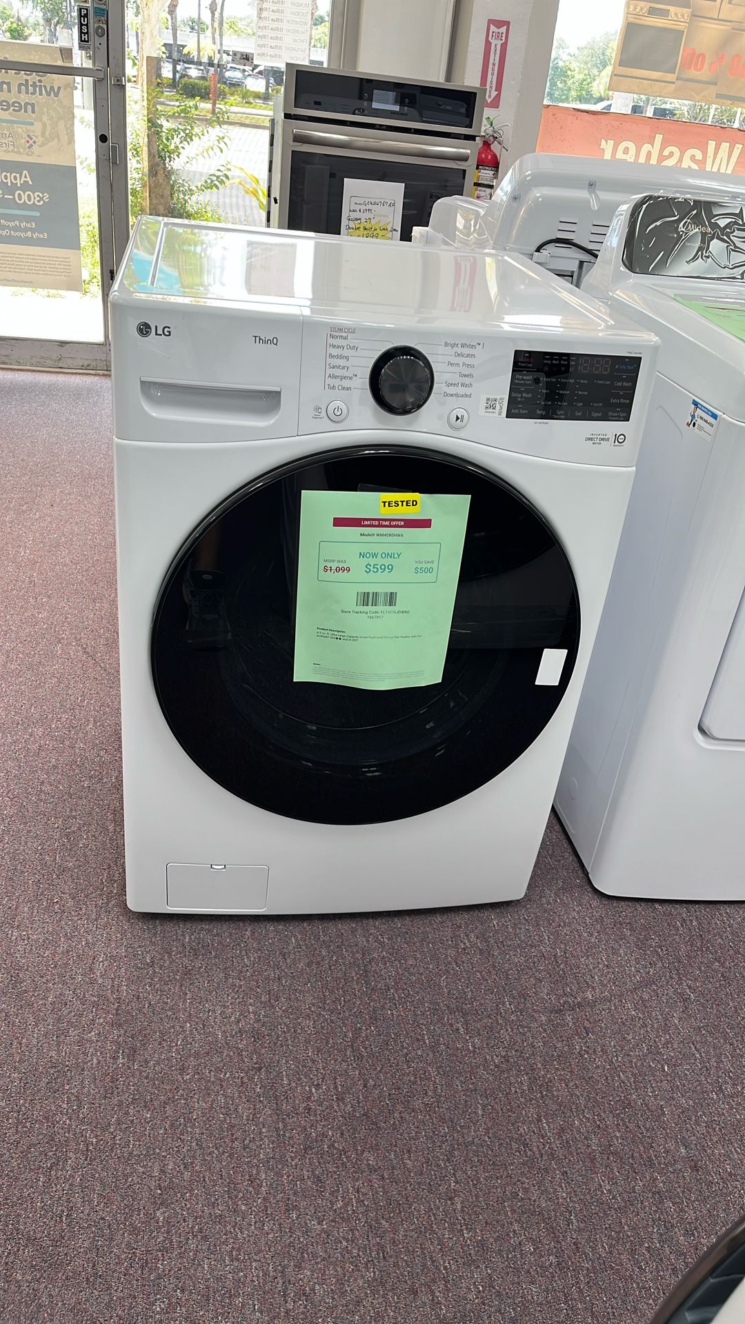 Washer Front Load New Open Box Lavadora Nueva