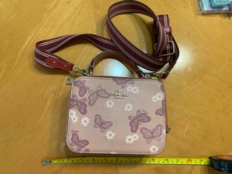 Coach Butterfly Print Box Crossbody Bag pick up in Coral Springs 33071