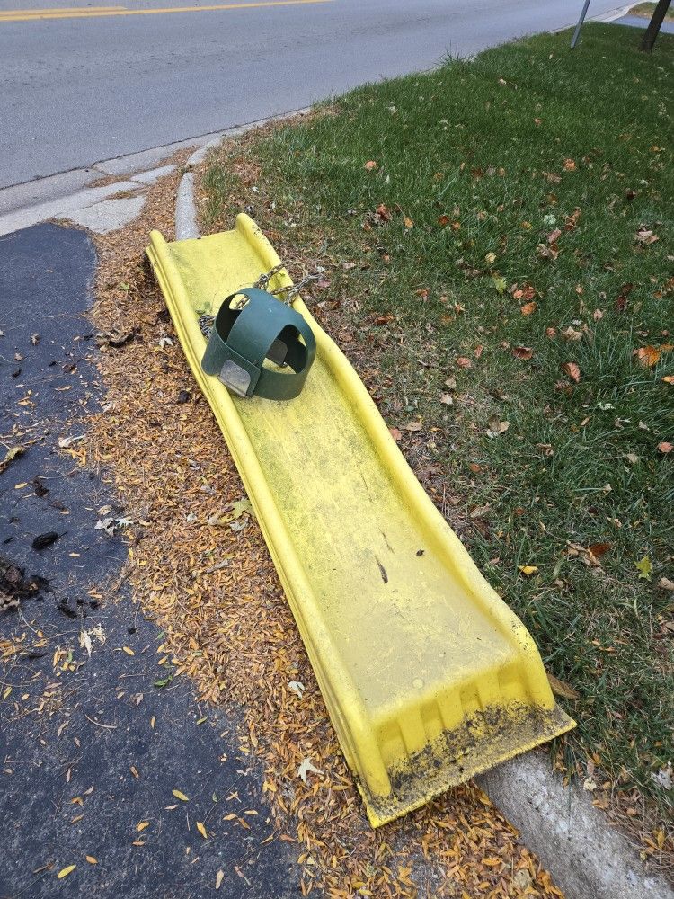 Free Slide And Kids Swing