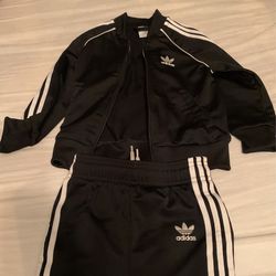 2t Adidas Track Suit- Black