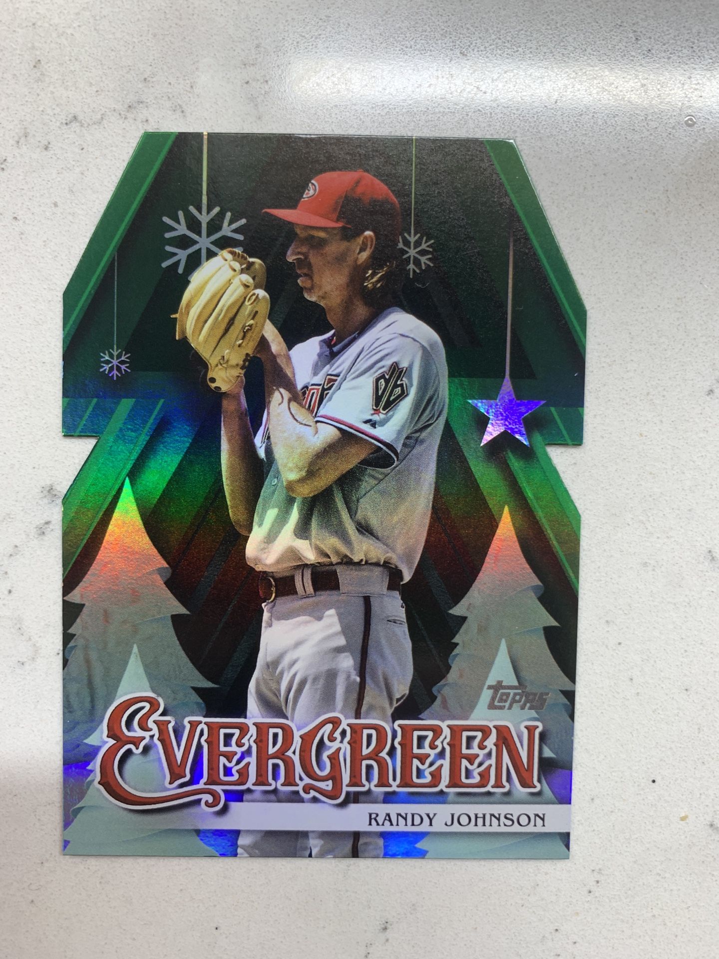 Randy Johnson 2025 Topps Holiday Mega E-17 EVERGREEN Diamondbacks