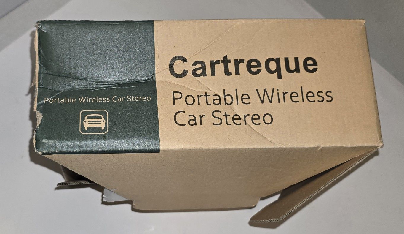 Cartreque Portable Wireless Car Stereo.