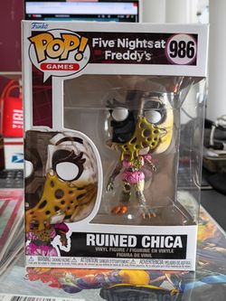 Ruined Chica Funko Pop | Five Nights at Freddy's Security Breach