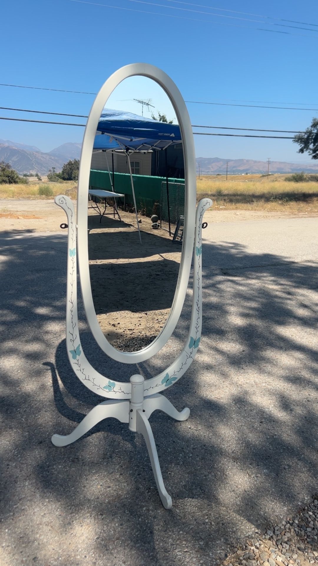 Antique Body Mirror