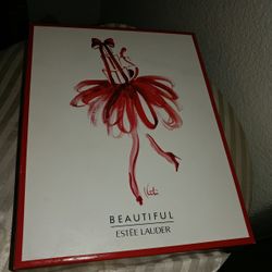 Empty Estee Lauders Perfume Box