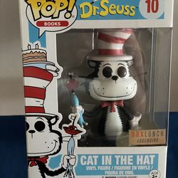 Funko Pop Dr Seuss Cat In The Hat Box Lunch Exclusive #10 