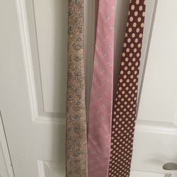 3 Silk Designer Ties
